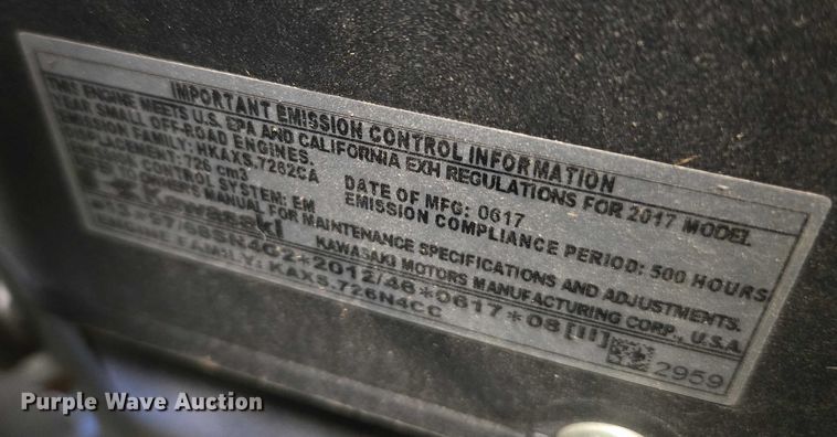 image for item EV4517 John Deere Z540R ZTR lawn mower