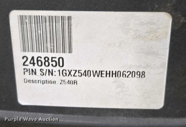 image for item EV4517 John Deere Z540R ZTR lawn mower