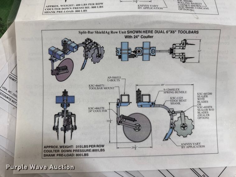 image for item FB0500 (16) Shield Ag row units