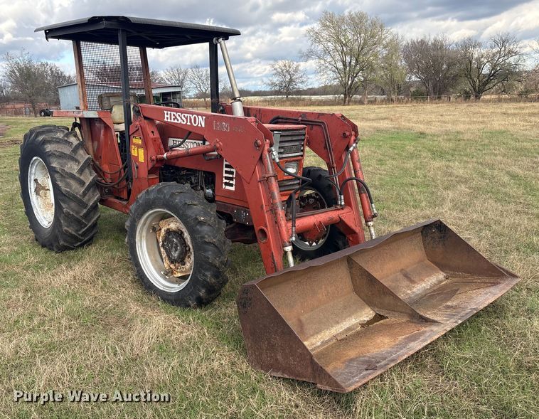 image for item FI0069 Hesston 466DT/L/20 MFWD tractor
