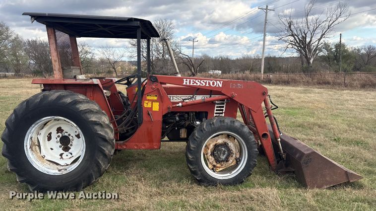 image for item FI0069 Hesston 466DT/L/20 MFWD tractor