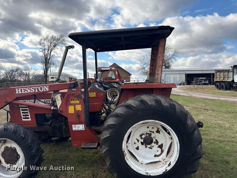 image for item FI0069 Hesston 466DT/L/20 MFWD tractor