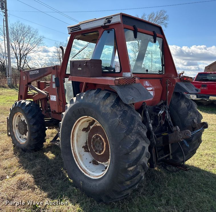 image for item FI0070 Hesston 80-90DT/12 MFWD tractor