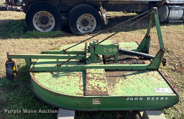 image for item FI0094 John Deere 606 rotary mower