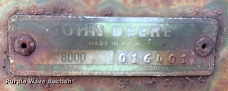 image for item FI0099 John Deere 8000 grain drill