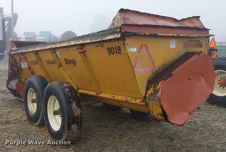 image for item FK0704 Knight ProTwin Slinger 8018 manure spreader