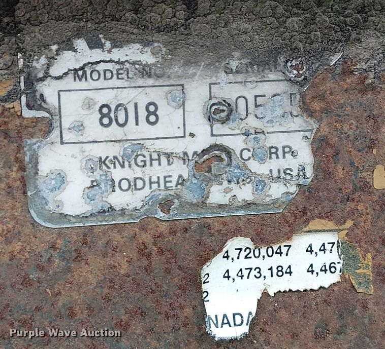 image for item FK0704 Knight ProTwin Slinger 8018 manure spreader