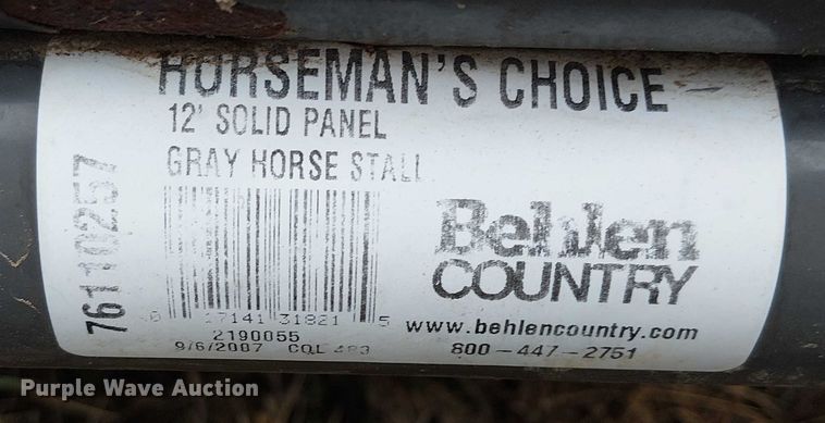 image for item FK0781 (15) horse stall panels