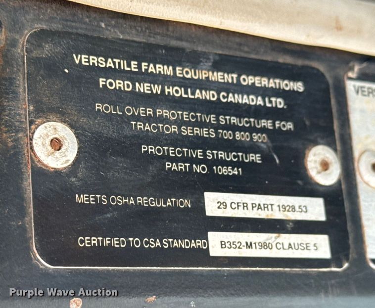 image for item NA9921 1993 Ford 946 Versatile 4WD tractor