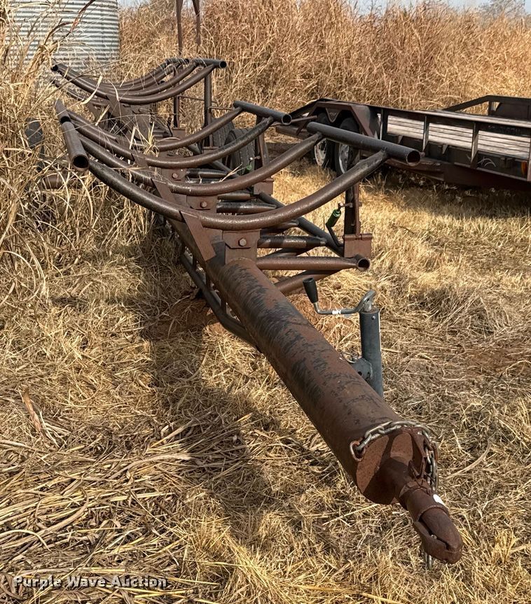 image for item NA9924 Shop built hay bale trailer