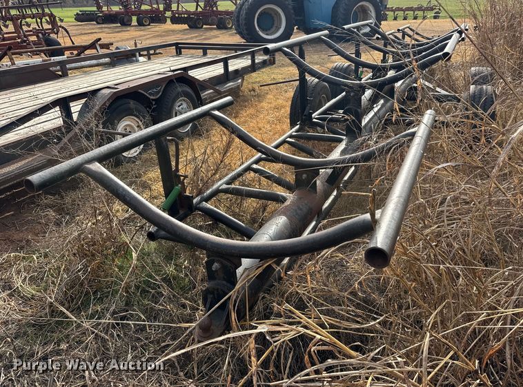 image for item NA9924 Shop built hay bale trailer