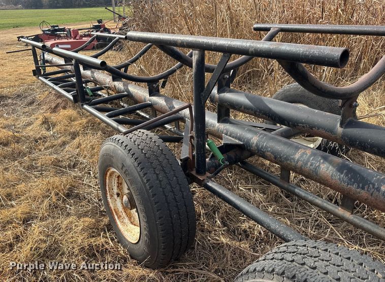 image for item NA9924 Shop built hay bale trailer