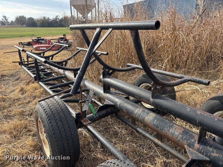 image for item NA9924 Shop built hay bale trailer