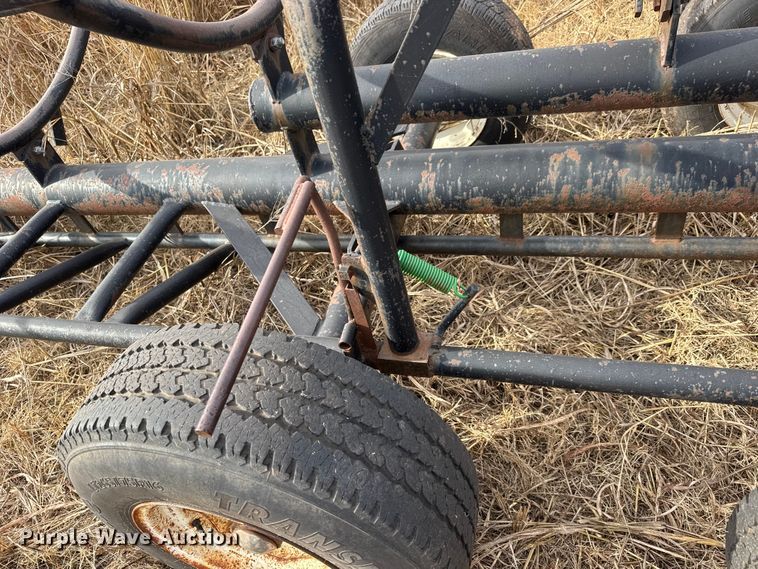 image for item NA9924 Shop built hay bale trailer