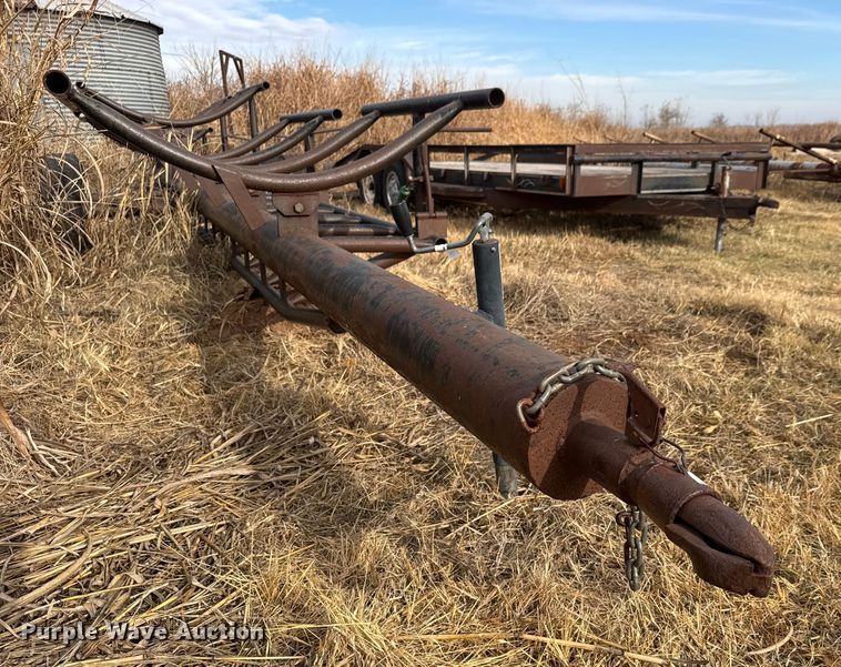 image for item NA9924 Shop built hay bale trailer