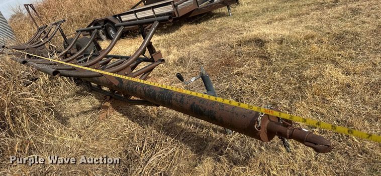 image for item NA9924 Shop built hay bale trailer