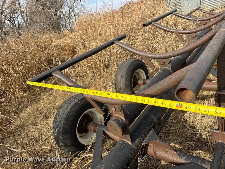 image for item NA9924 Shop built hay bale trailer