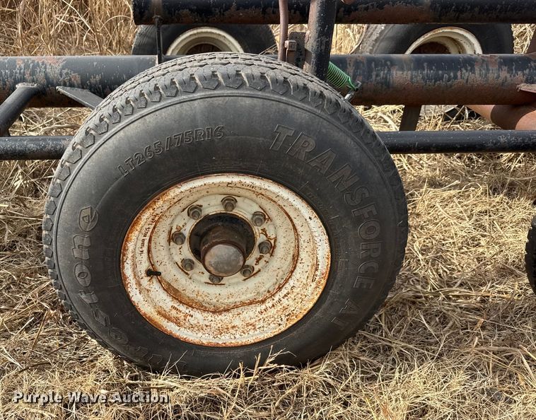 image for item NA9924 Shop built hay bale trailer