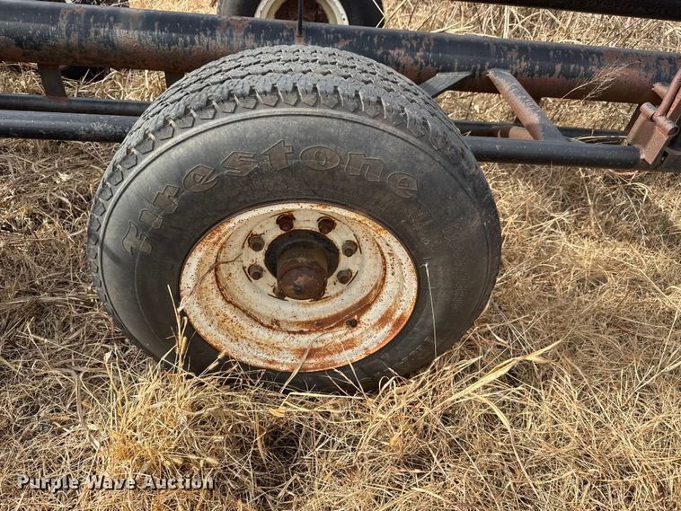 image for item NA9924 Shop built hay bale trailer