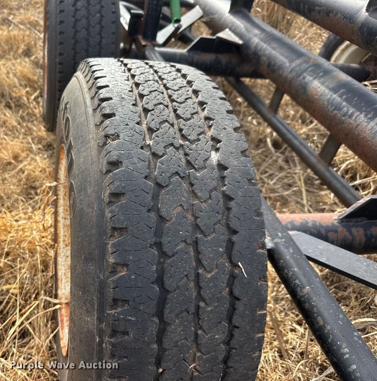 image for item NA9924 Shop built hay bale trailer
