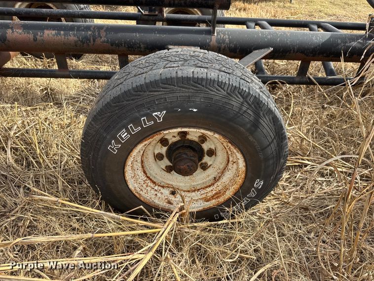 image for item NA9924 Shop built hay bale trailer