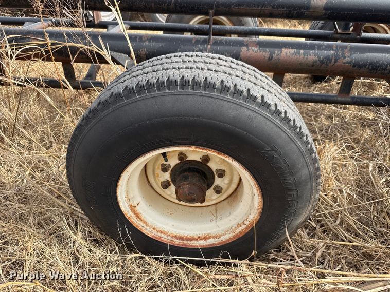 image for item NA9924 Shop built hay bale trailer