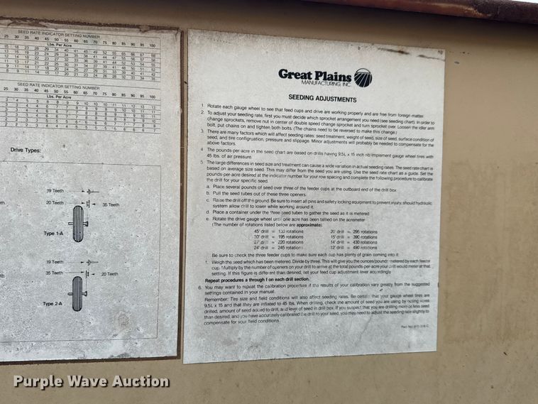 image for item NA9928 Great Plains Full Press 30 grain drill