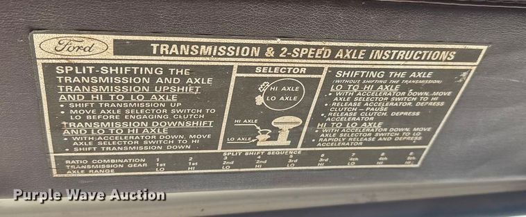 image for item NA9932 1975 Ford 750 grain truck