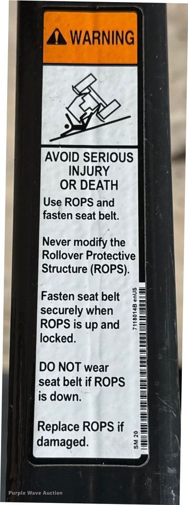 image for item NA9999 2021 Bobcat CT1025 MFWD tractor