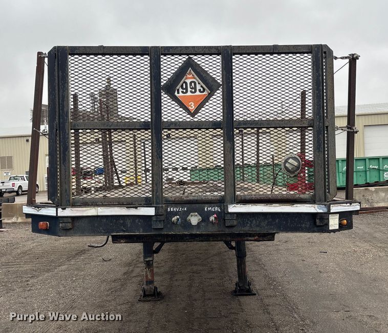 image for item DK0044 2003 AMC Holland flatbed trailer
