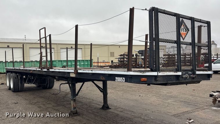 image for item DK0044 2003 AMC Holland flatbed trailer