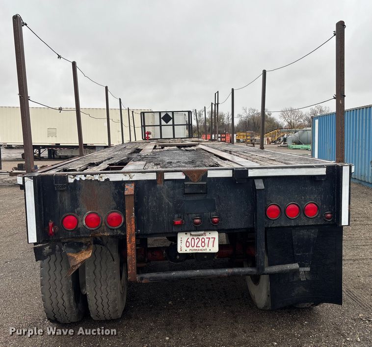 image for item DK0044 2003 AMC Holland flatbed trailer