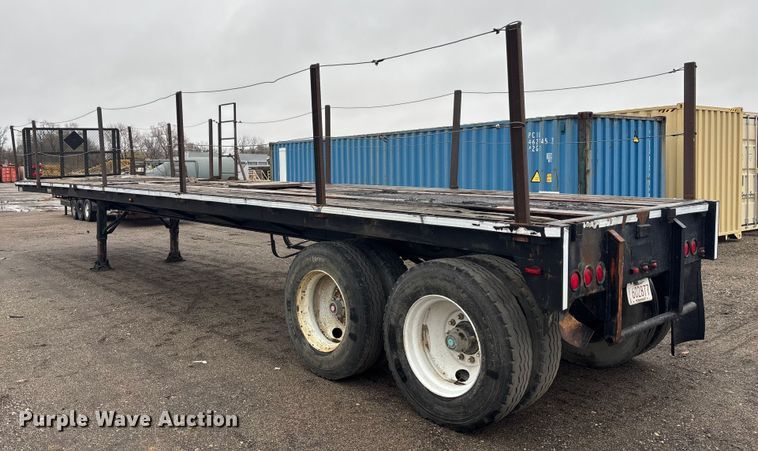 image for item DK0044 2003 AMC Holland flatbed trailer