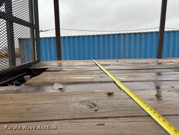 image for item DK0044 2003 AMC Holland flatbed trailer