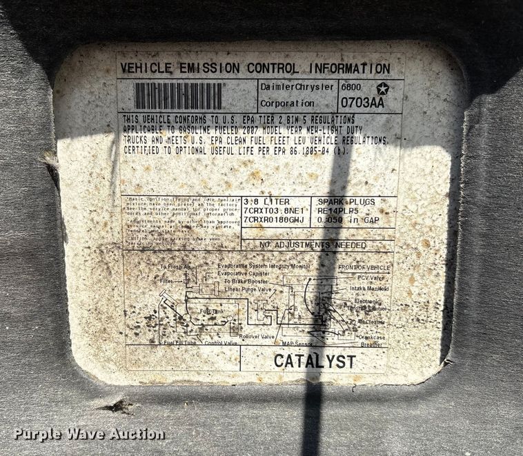 image for item DK0121 2007 Jeep Wrangler SUV