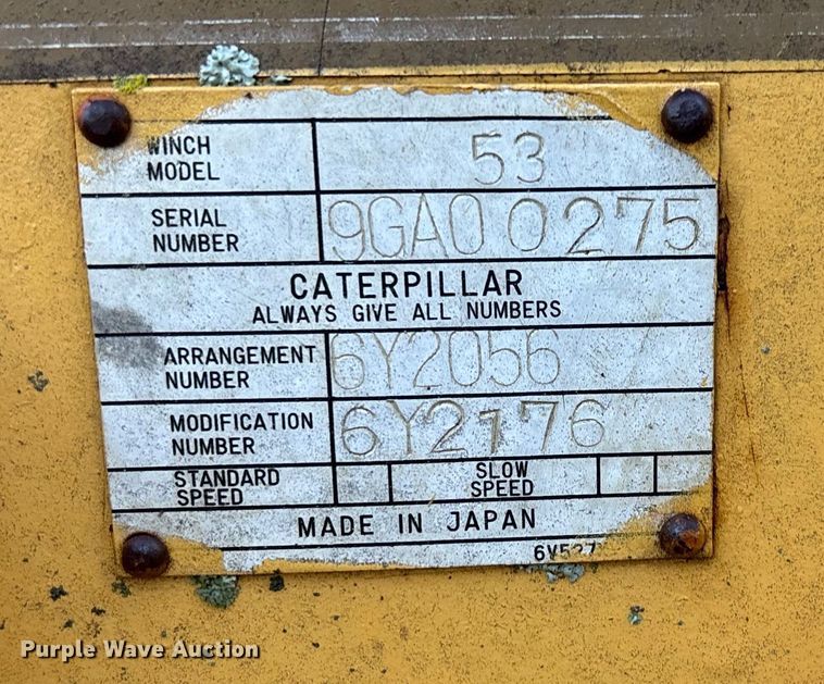 image for item DK0163 Caterpillar 53 winch