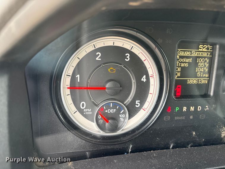 image for item DM1990 2017 RAM 3500HD Crew Cab flatbed pickup truck