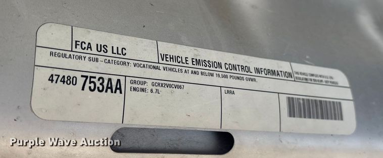 image for item DM1992 2016 RAM 3500HD Crew Cab flatbed pickup truck