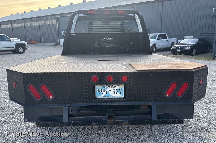 image for item DQ4146 2018 RAM 3500HD flatbed pickup truck