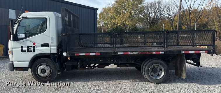 image for item DQ4148 2019 Mitsubishi Fuso FE140 flatbed truck