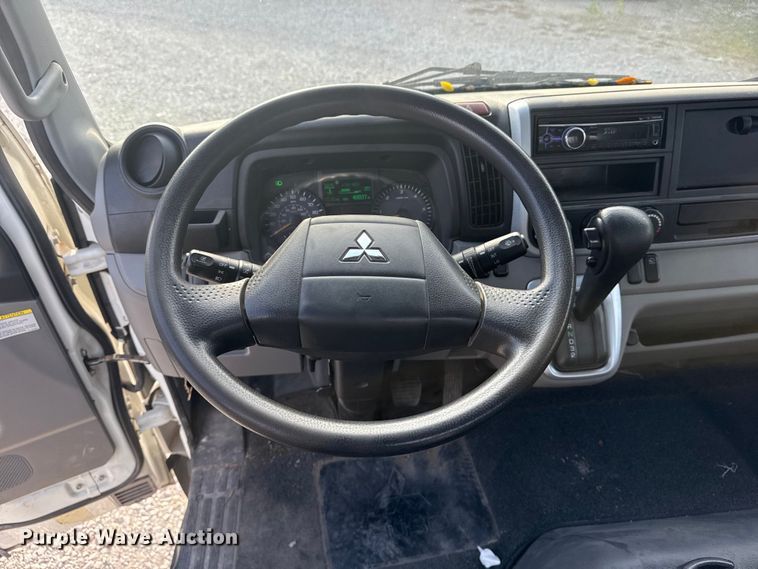 image for item DQ4148 2019 Mitsubishi Fuso FE140 flatbed truck