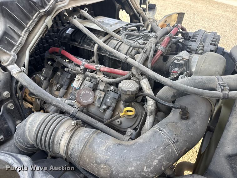 image for item DQ4148 2019 Mitsubishi Fuso FE140 flatbed truck