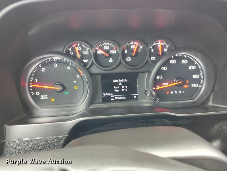 image for item DT0792 2022 GMC Sierra 3500HD Crew Cab flatbed pickup truck