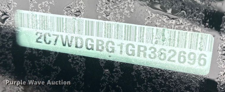 image for item DT2752 2016 Dodge Grand Caravan handicap accessible van