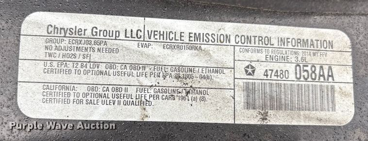 image for item DT2753 2014 Dodge Grand Caravan handicap accessible van