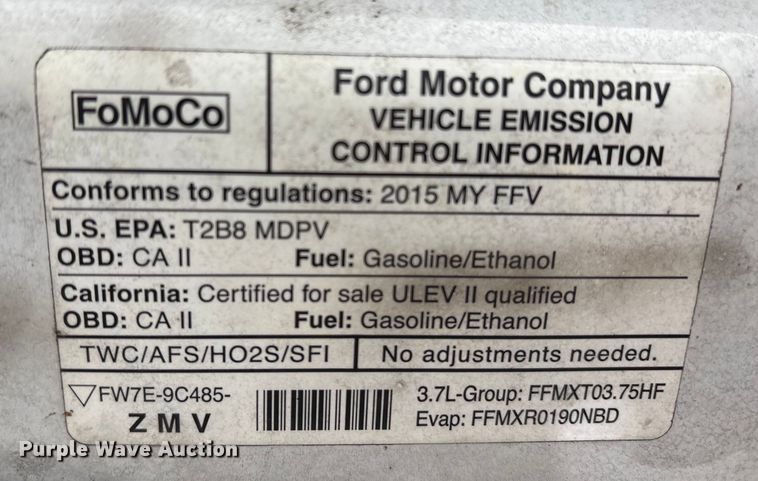 image for item DT2754 2015 Ford Transit delivery van