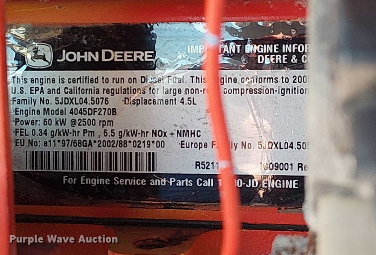 image for item DT4978 2005 John Deere 4045DF270 power unit