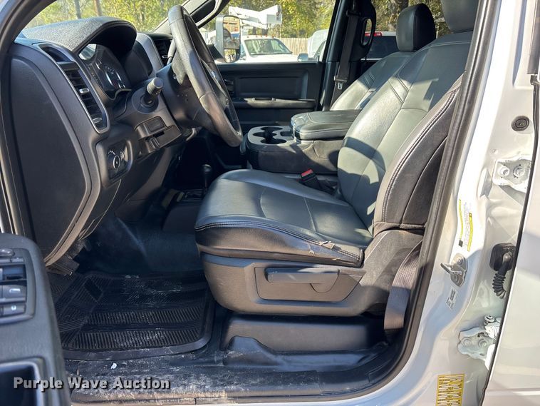 image for item DT4983 2022 RAM 3500HD Crew Cab flatbed pickup truck