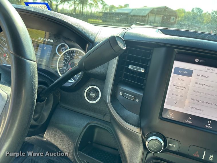 image for item DT4983 2022 RAM 3500HD Crew Cab flatbed pickup truck