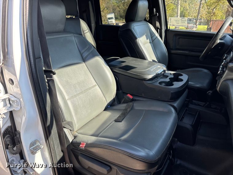 image for item DT4983 2022 RAM 3500HD Crew Cab flatbed pickup truck